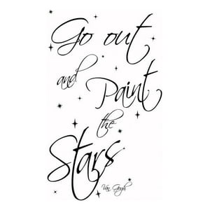 Rienda Libre Graphics - Decomural Paint The Stars Van Gogh Inspirational Ws-44017