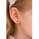 thumbnail image 3 of Aros Abridores Chatón Circón 4mm N1 Oro 14k Bebé, 3 of 14