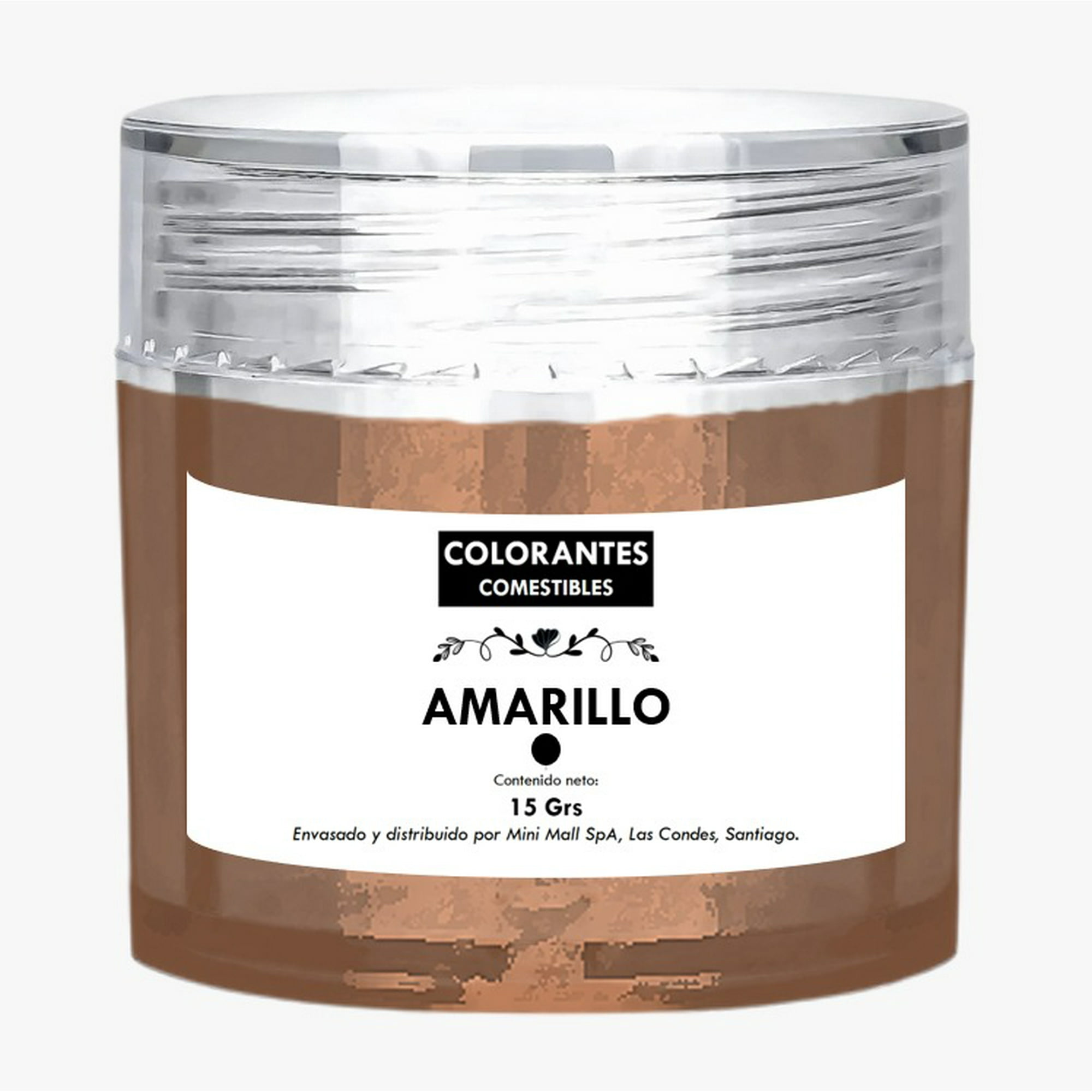 Mini Mall - Colorante Pigmento En Polvo Para Velas, Jabón, Resina 15 Grs Amarillo