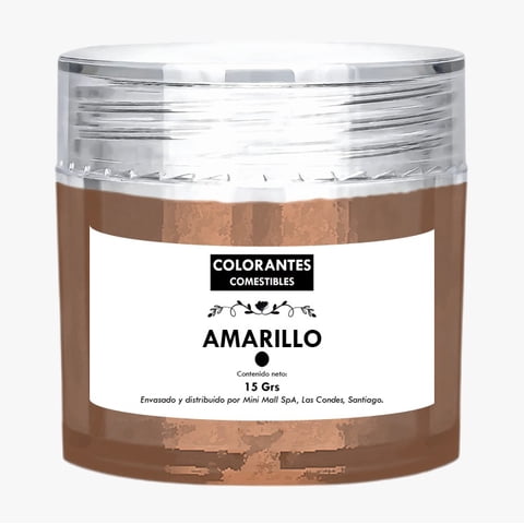 Mini Mall - Colorante Pigmento En Polvo Para Velas, Jabón, Resina 15 Grs Amarillo