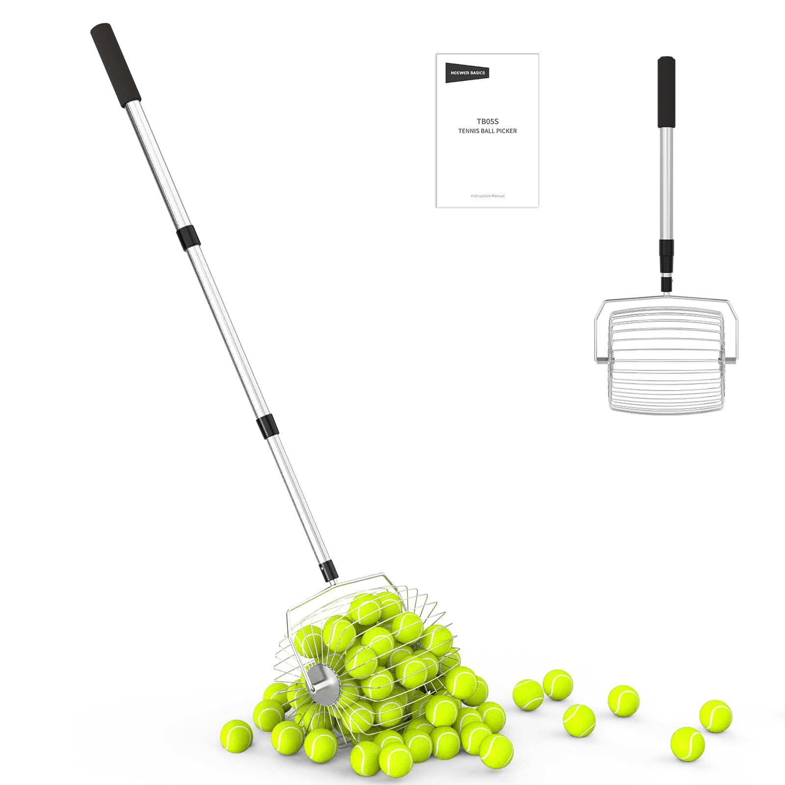 Recogedor De Pelotas De Tenis Upper Neewer Basics Tb05s