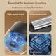 thumbnail image 2 of Afitadora de lámina eléctrica para hombres: cuchillas flotantes, pantalla led, carga rápida, perfecta para viajar y afeitarse suavemente en casa Gris, 2 of 3
