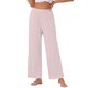 thumbnail image 1 of INSPIRE CHIC Pantalones de Pijama de Algodón para Mujer Suaves y Transpirables para Descansar y Dormir con Bolsillos y Cintura Elástica XL Rayas Rosadas, 1 of 6