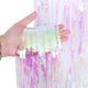 thumbnail image 5 of Cortina con flecos CCINEE rosa transparente para decoración de fiestas, 5 of 7