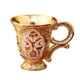 thumbnail image 2 of Copa De Vino Portátil Coleccionable Con Adorno De Copa En Relieve Para Hotel Holiday Bar Aureate White, 2 of 5