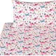 thumbnail image 2 of Juego de sábanas Scientific Sleep para cama individual con mariposa rosa, 2 of 5