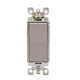 thumbnail image 1 of Interruptor silencioso AC Leviton Decora 15A, balancín unipolar, gris, 1 of 1
