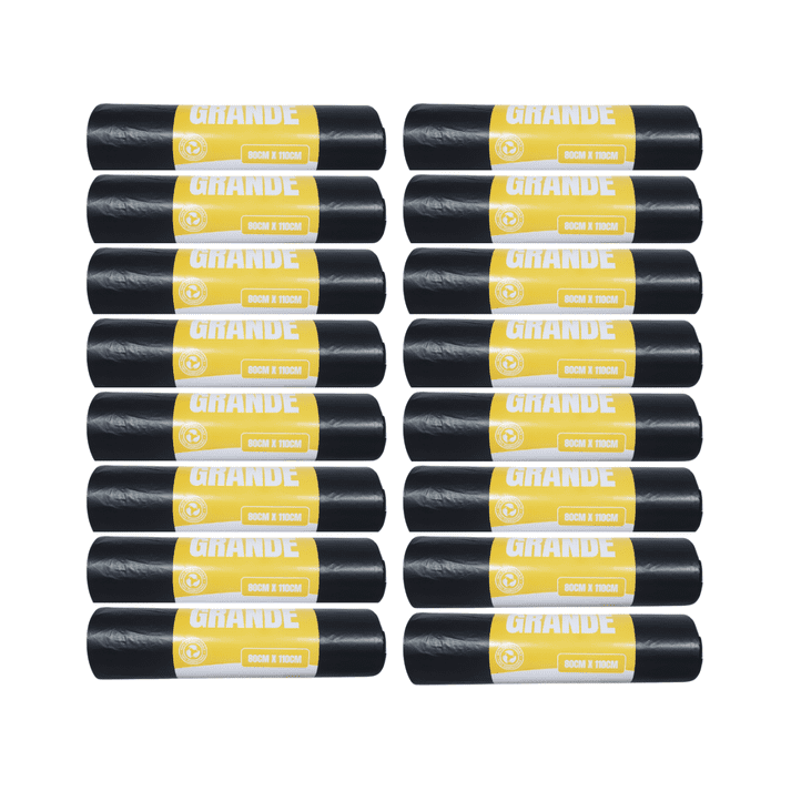 Genérico - Pack 16 Rollos Bolsas De Basura Grande 80x110cm