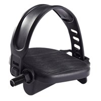 Magideal - 1 Par De Pedales De Bicicleta Estática Con Correas, Piezas De Ciclismo De Interior, Antideslizantes, 9/16 '' O 1/2 '', Pedales De Bicicleta De Engrana , Husillo Corto De Husillo Corto De 14 Mm