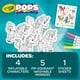 thumbnail image 2 of Juego de colorear Crayola Pops con personajes inflables para niños de 5 a 8 años, 2 of 3