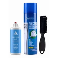 Linastore - Pack Limpieza Maquina Spray Enfriador + Aceite +Cepillo Andis