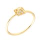 thumbnail image 3 of Anillo Sole du Soleil Lupine de oro de 18k, circonita cúbica, talla 5, 3 of 9