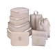 thumbnail image 3 of Set 9 Organizadores De Equipaje De Viaje Bolsa Ropa Interior Beige, 3 of 4