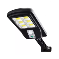 Genérico - Pack 4 Foco Solar Led Exterior Con Sensor De Movimiento Negro