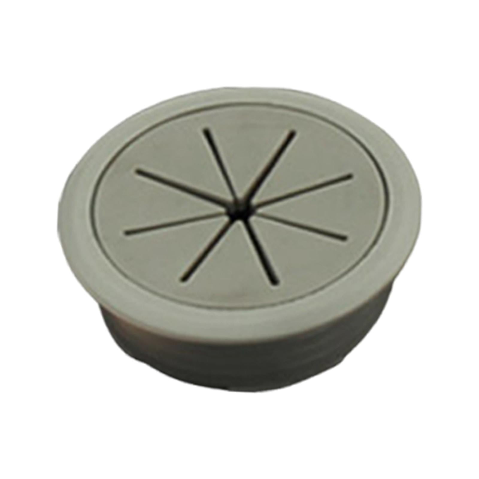 Magideal - Cubierta Para Orificios De Cables, Ocultador De Cables, Organizador De Cables Para Gestión Y Protección De Cables, Ojal De Escritorio Flexible Para Pc Gris Oscuro