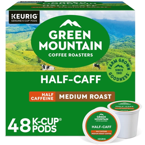 Tostadores de café en cápsulas Green Mountain Half Caff 48