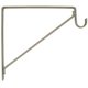 thumbnail image 1 of Soporte para barra o estante NATIONAL HARDWARE, acero blanco, 12,45 cm L, 1 of 3