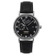 thumbnail image 1 of Reloj Analógico as Impression Negro Correa De Cuero Automático Hombre, 1 of 3