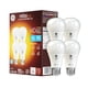 thumbnail image 1 of Paquete de 4 bombillas LED GE Relax A19, 10 W, 800 lm, 2700 K, 1 of 6