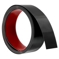 Moldura De Recorte De Pared Uxcell Negro 16.4 Pies X 1.97 Pulgadas