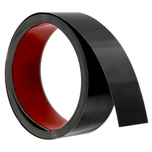 Moldura De Recorte De Pared Uxcell Negro 16.4 Pies X 1.97 Pulgadas