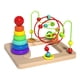 thumbnail image 1 of Anillos de apilamiento de arco iris de juguete de laberinto de cuentas, Toy de montaña de montaña educativa de aprendizaje temprano para niños niños y, 1 of 5