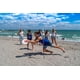 thumbnail image 4 of Set de juego Outdoor Flying Disc Bottle Bash USA con postes y botellas, 4 of 5