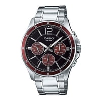 Reloj Analogo Plateado Casio Mtp-1374D-5Av