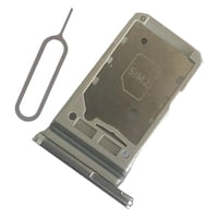 Magideal - Reemplazo Del Soporte De La Bandeja De La Tarjeta Dual, Piezas De Repuesto Premium Para Teléfonos Inteligentes, Ranura Para Tarjeta Para S21 + Plata