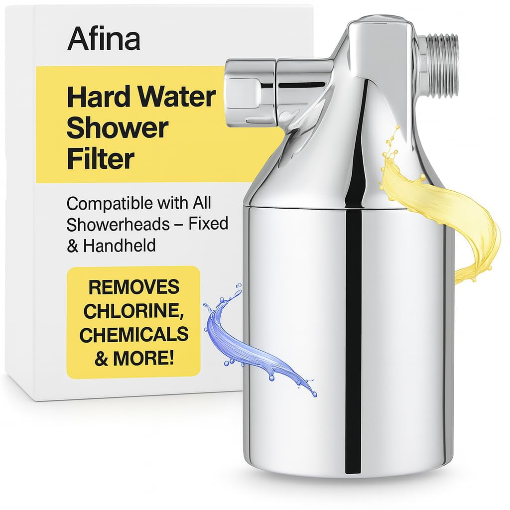 Filtro De Ducha Afina Hard Water Removal Chrome