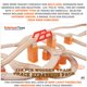 thumbnail image 5 of Paquete de expansión de vías de tren de madera Orbrium Toys, 110 unidades, 5 of 7