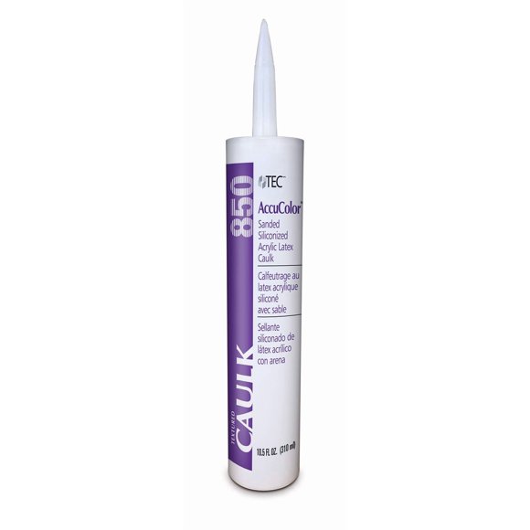 Sealant TEC AccuColor, acrílico lijado siliconado, 310 ml, carbón
