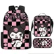 thumbnail image 3 of Sanrio Hello Kitty Kuromi 3PC-Set Primary and Middle School Cute Backpack Lunch Pencil Bag Large-capacity Sports Backpack, 3 of 3