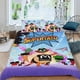 thumbnail image 2 of Supertato Conjunto de sábanas temático, trío de piezas, cómodo y amigable con la piel, diseño único, regalo de decoración para el hogar para familiares, amigos y fans,173cm *218cm, 2 of 6