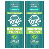Desodorante Tom'S Of Maine Lemongrass Tea Tree 95 Ml (Paquete De 2)