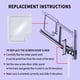 thumbnail image 3 of Accesorio para Auto Vsttar 4701-00 Panel Deslizante para Puerta Mosquitera de RV, 3 of 7