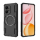 thumbnail image 1 of Funda FOXDOCK para Honor 400 5G , magnética, resistente a golpes, con soporte, unisex, carga inalámbrica, 1 of 4