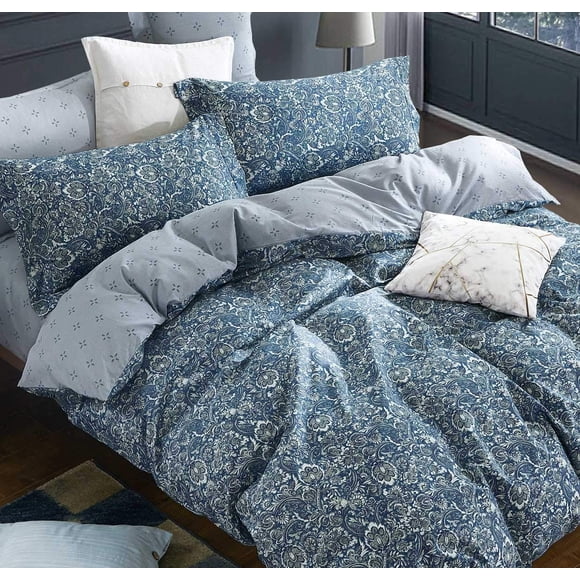 Juego de funda nórdica SLEEPBELLA, ropa de cama de algodón de 600 hilos