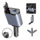 thumbnail image 1 of Cargador Auto Usb De 2 Cables Escalable Y Carga Rapida, 1 of 9