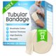 thumbnail image 1 of JJ CARE Venda tubular elástica de compresión tamaño E (3,5" x 25 yardas (75 pies)) - Funda de soporte duradera de algodón y poliéster para rodilla y espinilla, recuperación de pantorrilla y rodilla, 1 of 8