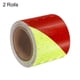 thumbnail image 3 of Cinta Reflectante Uxcell, Adhesiva Impermeable de Alta Visibilidad Cinta de Advertencia de Precaución Reflectora para Camiones Remolques Amarillo/Rojo Fluorescente, 3 of 6