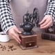 thumbnail image 2 of 1pc Vintage Swing Wheel Coffee Grinder, Household Coffee Grinder, Manual Coffee Grinder, Portable Hand Coffee Grinder For Home Office, 2 of 2