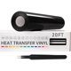 thumbnail image 1 of VinylRus Heat Transfer Vinyl, Black, 12 x 20 ft, 1 of 3