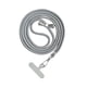 thumbnail image 4 of Cordón De Teléfono Crossbody Safety Tether Tab System Para Senderismo Escalada Ciclismo Gris Claro, 4 of 5
