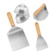 thumbnail image 2 of Kit De Accesorios Para Plancha Con Mango De Madera Para Espátula De Panqueques, Ideal Para Hornear, Picnics Y Camping, 5 Piezas, 2 of 5