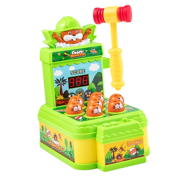 Whack A Animal Toy Cognición Con Mazo Mano Ojo Coordinación Niñas Niños