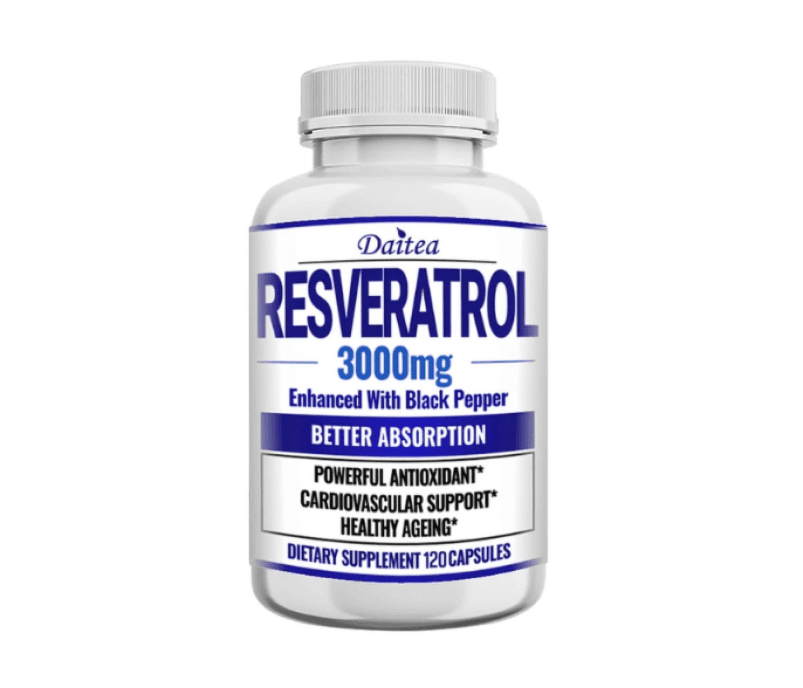 Daitea Nutrition - Resveratrol Extracto Puro De Resveratrol 3000Mg 120Caps