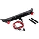 thumbnail image 2 of 1/10 RC Parachoques Trasero De Metal Con 2 Luces LED Para Piezas De Coche De Oruga Axial RC, 2 of 3