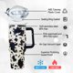 thumbnail image 5 of Vaso Térmico Ceovfoi 1200 ml con Estampado de Vaca y Asa, 5 of 7