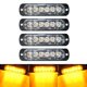thumbnail image 1 of Luces estroboscópicas SEISSO 6 LED ámbar para vehículos y camiones x4, 1 of 7